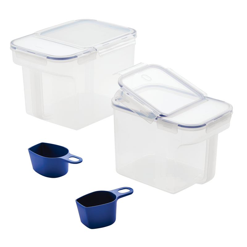 4-Piece Food Storage Container and Scoop Set