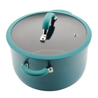 11-Piece Nonstick Cookware Set | Agave Blue