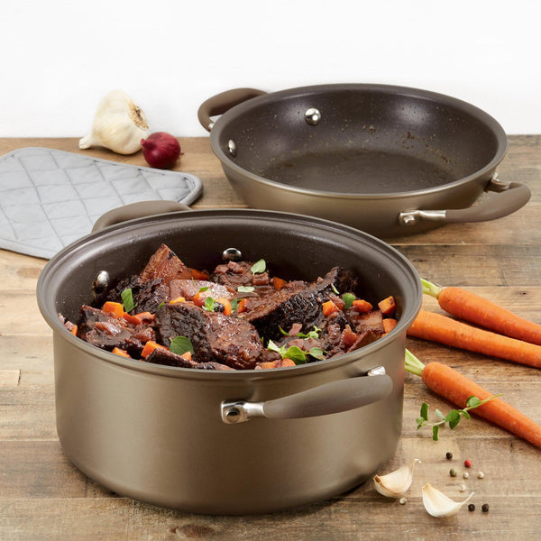 Advanced 5-Qt. Round Dutch Oven and 10" Fry Pan Lid