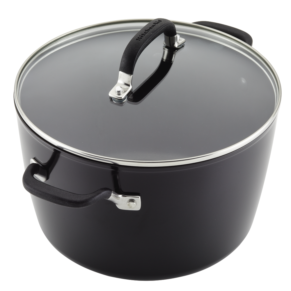 Hard-Anodized Nonstick 8-Quart Stockpot with Lid – PotsandPans