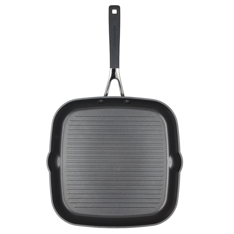 Hard-Anodized Nonstick 11.25-Inch Square Grill Pan