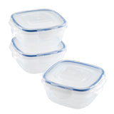 Color Mates 6-Piece Square Containers with Lids Set