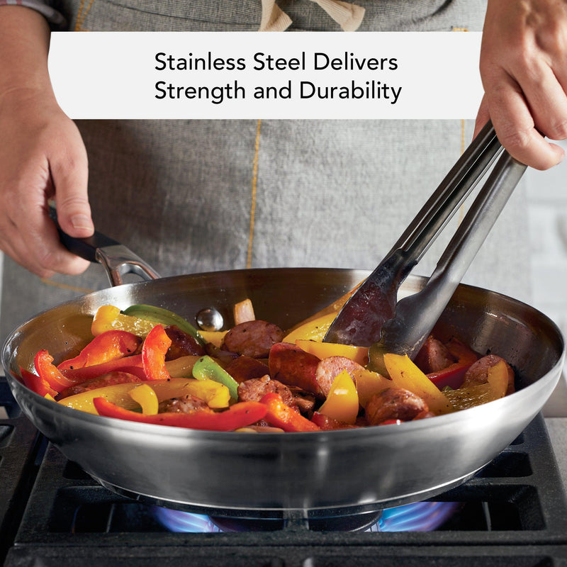 10-Piece Stainless Steel Cookware Set
