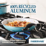10-Inch Recycled Aluminum Ceramic Nonstick Frying Pan