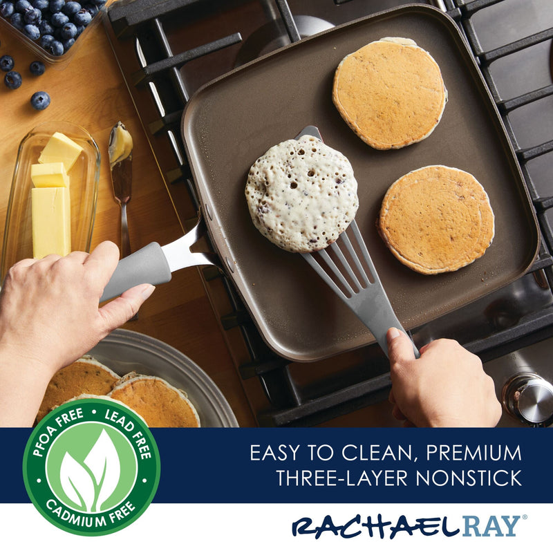 Cook + Create 11-Inch Nonstick Square Griddle Pan