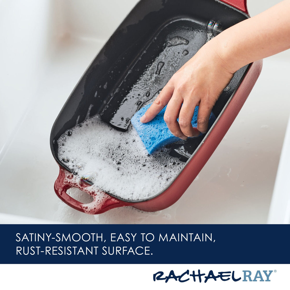 Premium RUST-RESISTANT™ Cast Iron Baker | Red