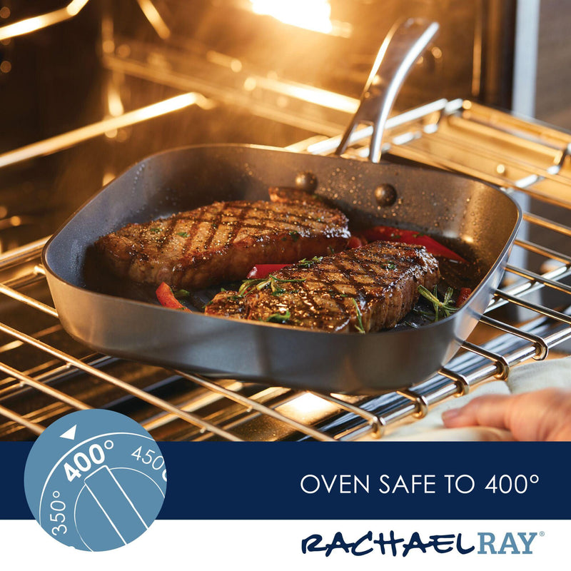 Cook + Create 11-Inch Hard Anodized Nonstick Deep Grill Pan