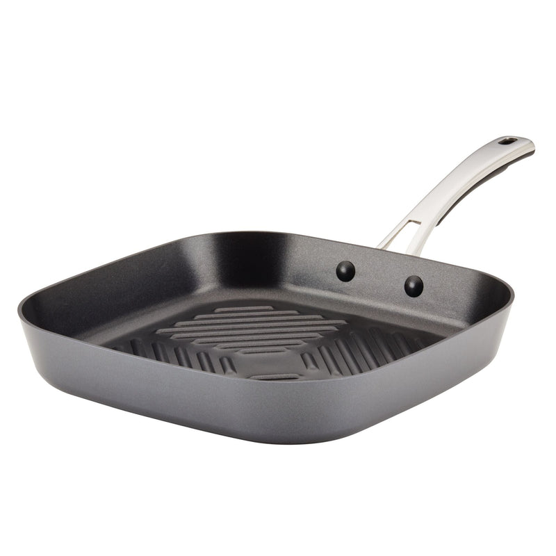 Cook + Create 11-Inch Hard Anodized Nonstick Deep Grill Pan
