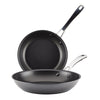 Cook + Create 2-Piece Hard Anodized Nonstick Frying Pan Set