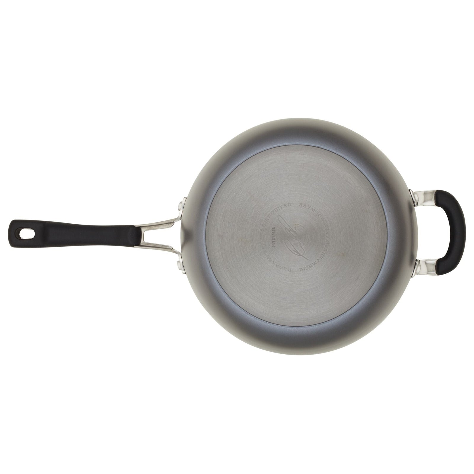 panchan様 スムース500 4.5-Quart Hard Anodized Nonstick Saucier Pan with Lid and Helper