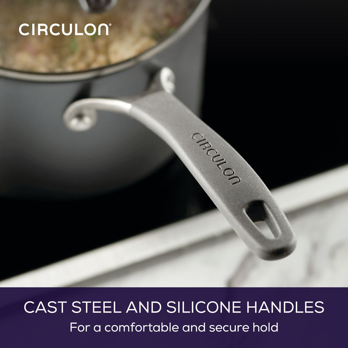 3-Quart ScratchDefense™ A1 Series Nonstick Saucepan and Lid