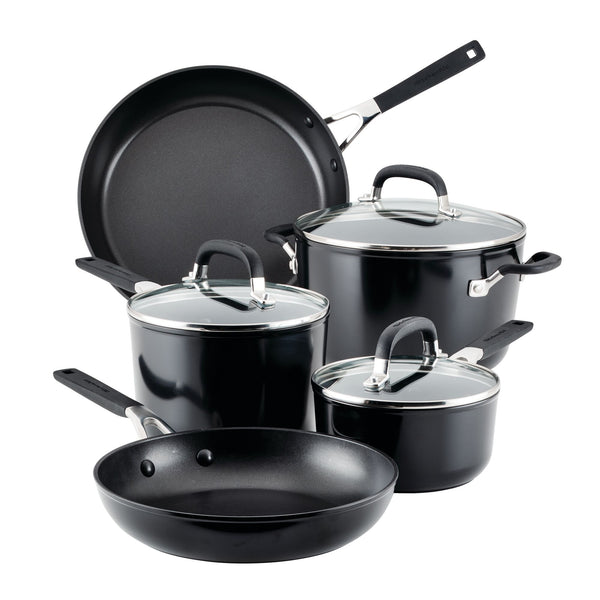 Hard-Anodized Nonstick 10-Piece Cookware Set