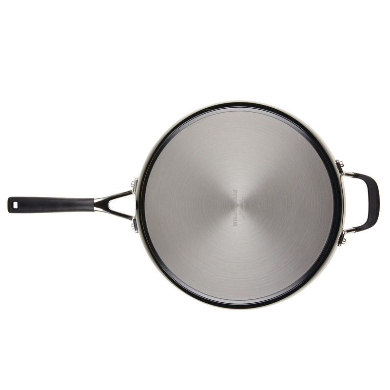 Hard Anodized Nonstick 5-Quart Saute Pan with Lid