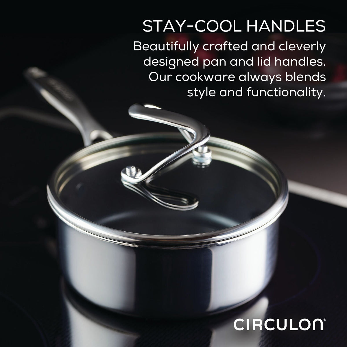 Clad 2 Quart Covered Saucepan