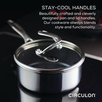 Clad 2 Quart Covered Saucepan