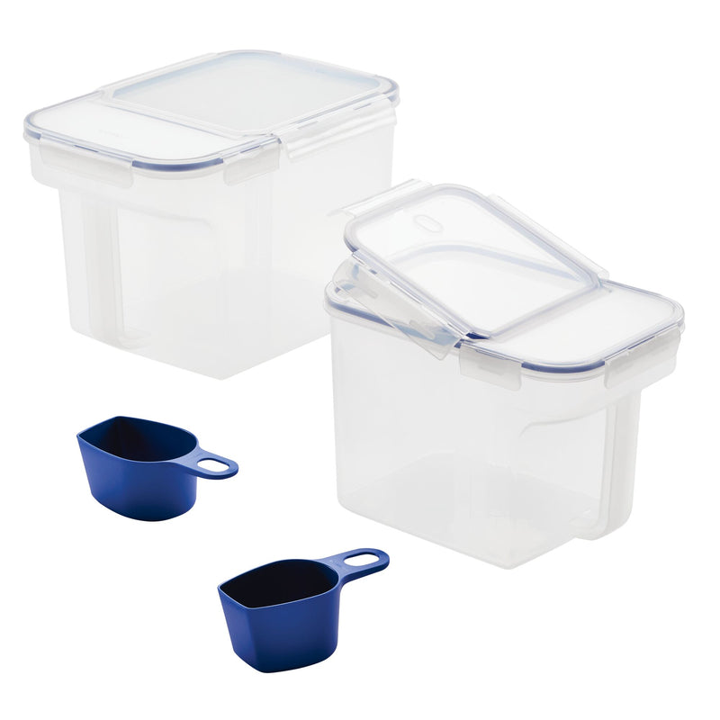 4-Piece Food Storage Container and Scoop Set