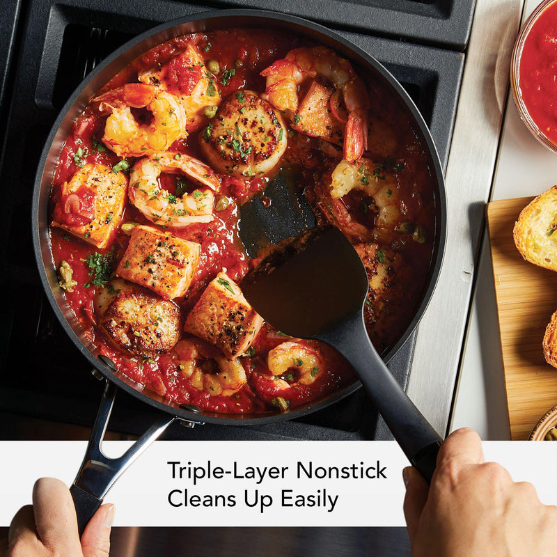 4-Piece Hard Anodized Nonstick Cookware Set