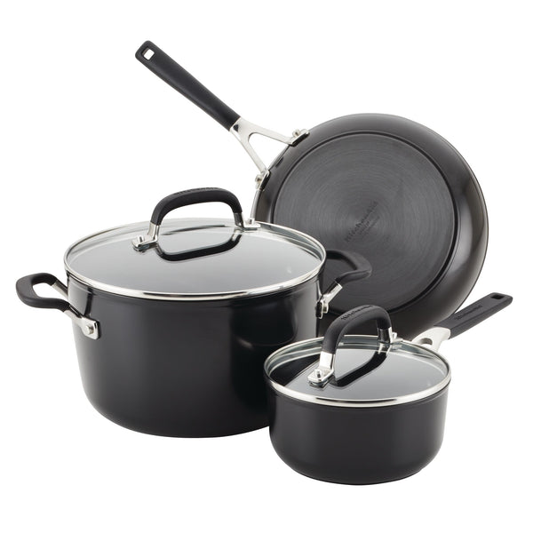 Hard-Anodized Nonstick 10-Piece Cookware Set