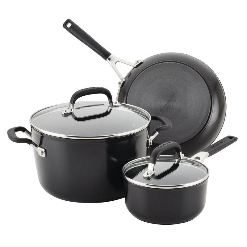 Hard-Anodized Nonstick 10-Piece Cookware Set