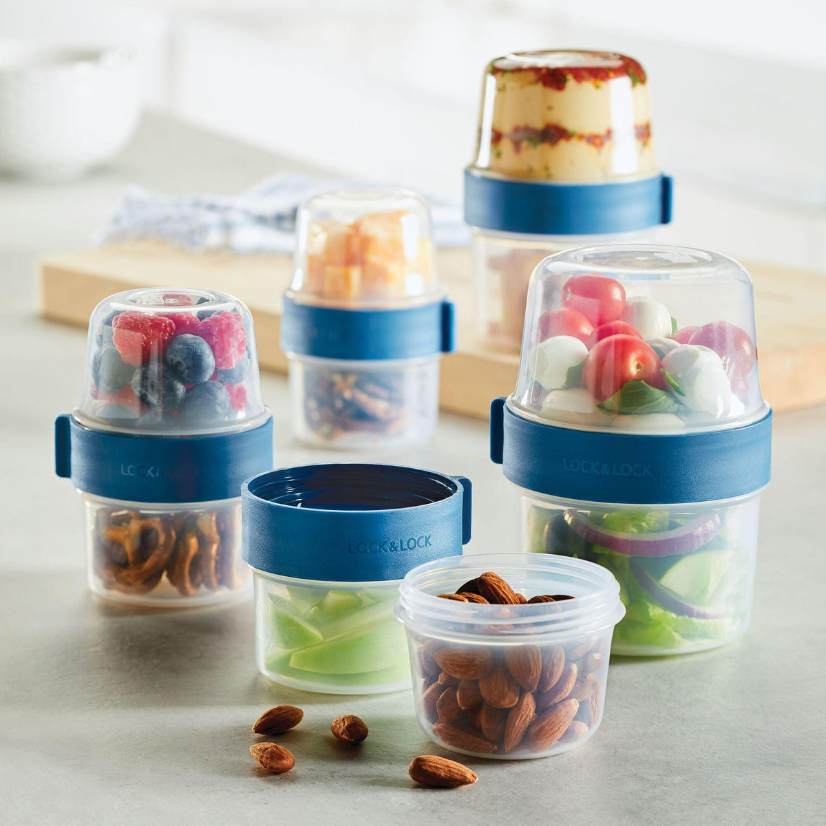 Easy Essentials Twist 10-Piece Two-Way Food Storage Set
