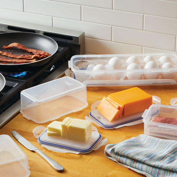 Easy Essentials 4-Piece Dairy and Deli Container Set