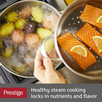 4-Quart Stainless Steel Steamer and Double Basket Set