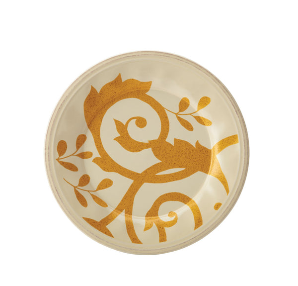 Gold Scroll 8-Inch Salad Plate