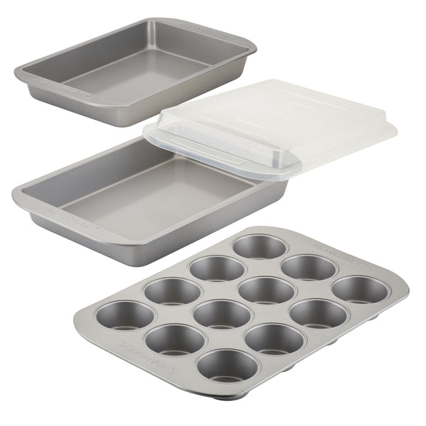 Farberware Nonstick Toaster Oven Bakeware Set, 5-Piece, Gray - Bed Bath &  Beyond - 32299220