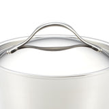 Nouvelle Copper Stainless Steel 3.5-Quart Saucepan with Straining Lid