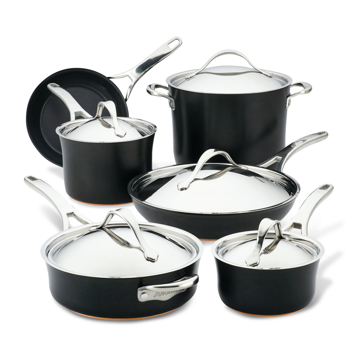 Nouvelle Copper Luxe 11-Piece Cookware Set