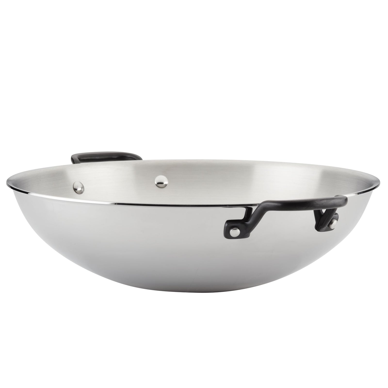 pan様 Stainless Steel 5-Ply Clad 15-Inch Wok – PotsandPans