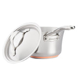 Nouvelle Copper Stainless Steel 11-Piece Cookware Set
