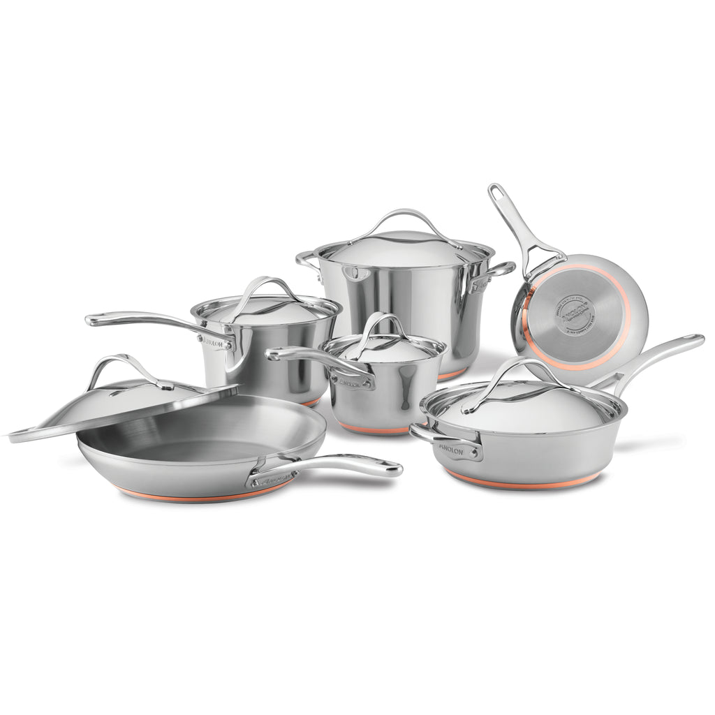 Anolon 11-Piece Cookware Set in Moonstone