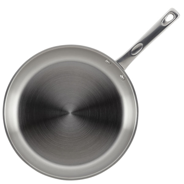 12.5-Inch Stainless Steel Frying Pan