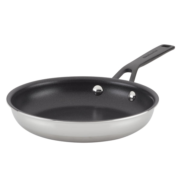 5-Ply Clad Stainless Steel 8.25-Inch Nonstick Frying Pan