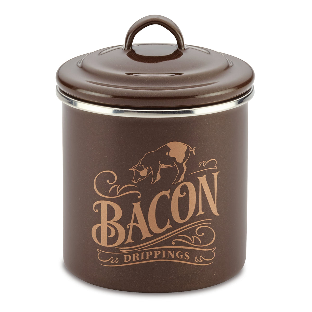 4-Inch by 4-Inch Bacon Grease Can