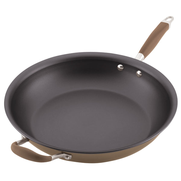 Advanced 14-Inch Frying Pan with Helper Handle