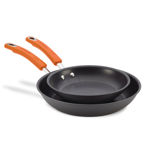 9.25" & 11.5" Hard Anodized Frying Pan Set