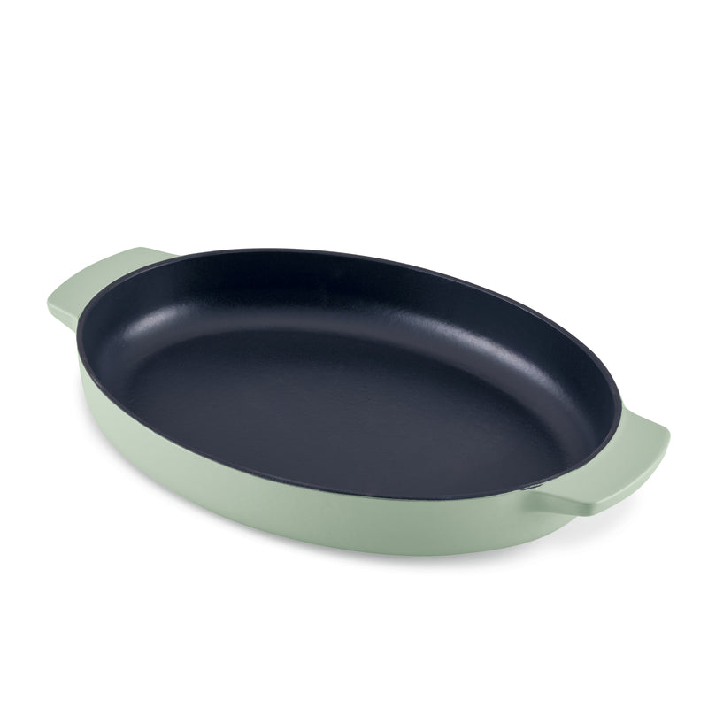 2.5-Quart Enameled Cast Iron Au Gratin Roasting Pan