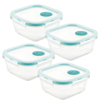 Purely Better™ Glass 4-Piece 17-Oz. Vented Container Set