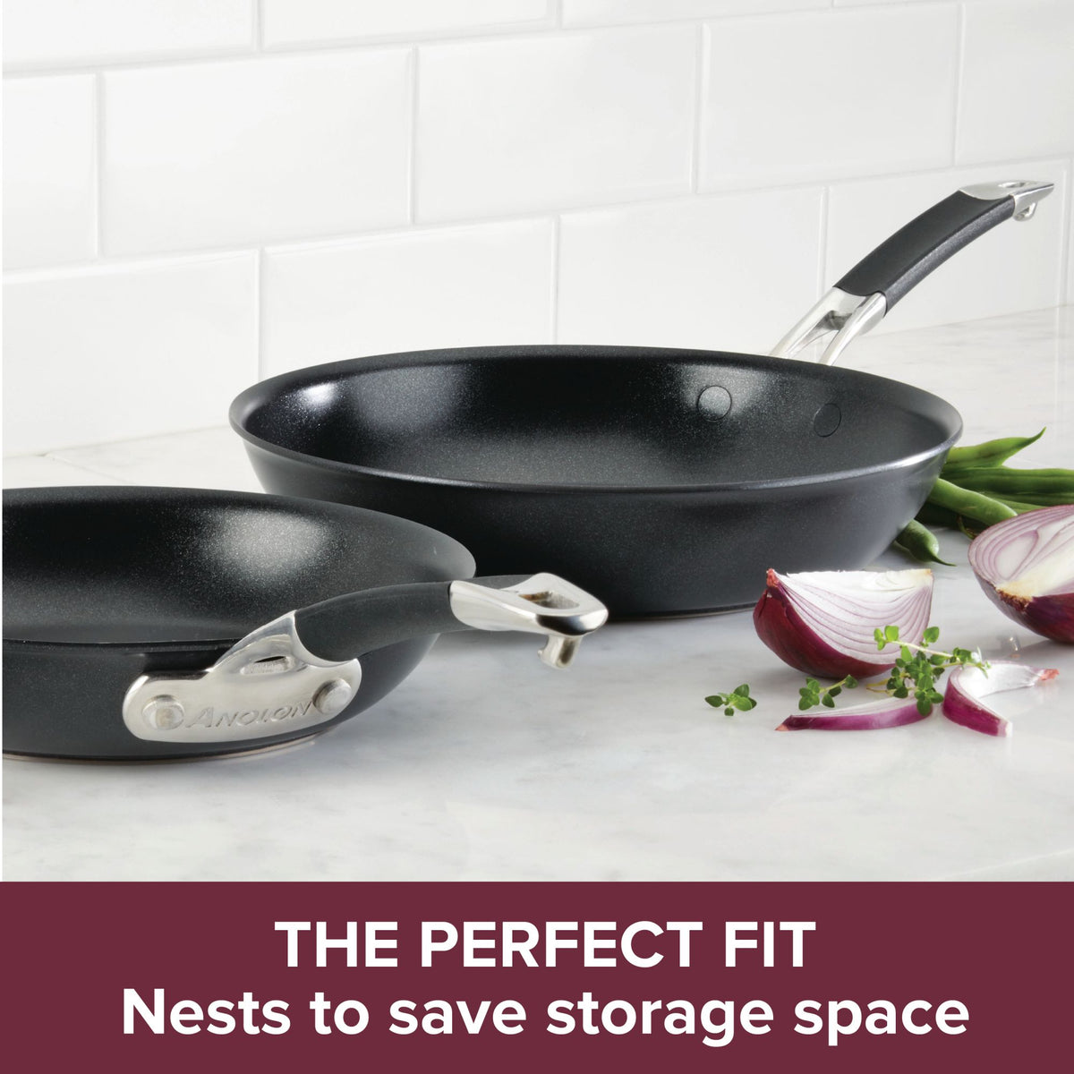 SmartStack 10" & 12" Frying Pan Set