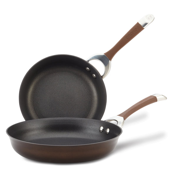 Circulon Symmetry Chocolate 10 & 12 Skillet Set