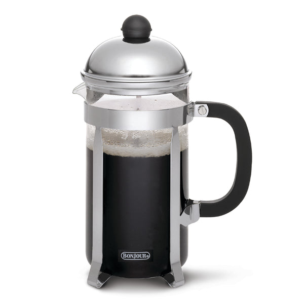 Bonjour Unbreakable 40-Ounce French Press with Lock and Toss Filter, Black