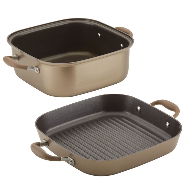 Advanced Home 7-Qt. & 11" Square Two Step Meal Set