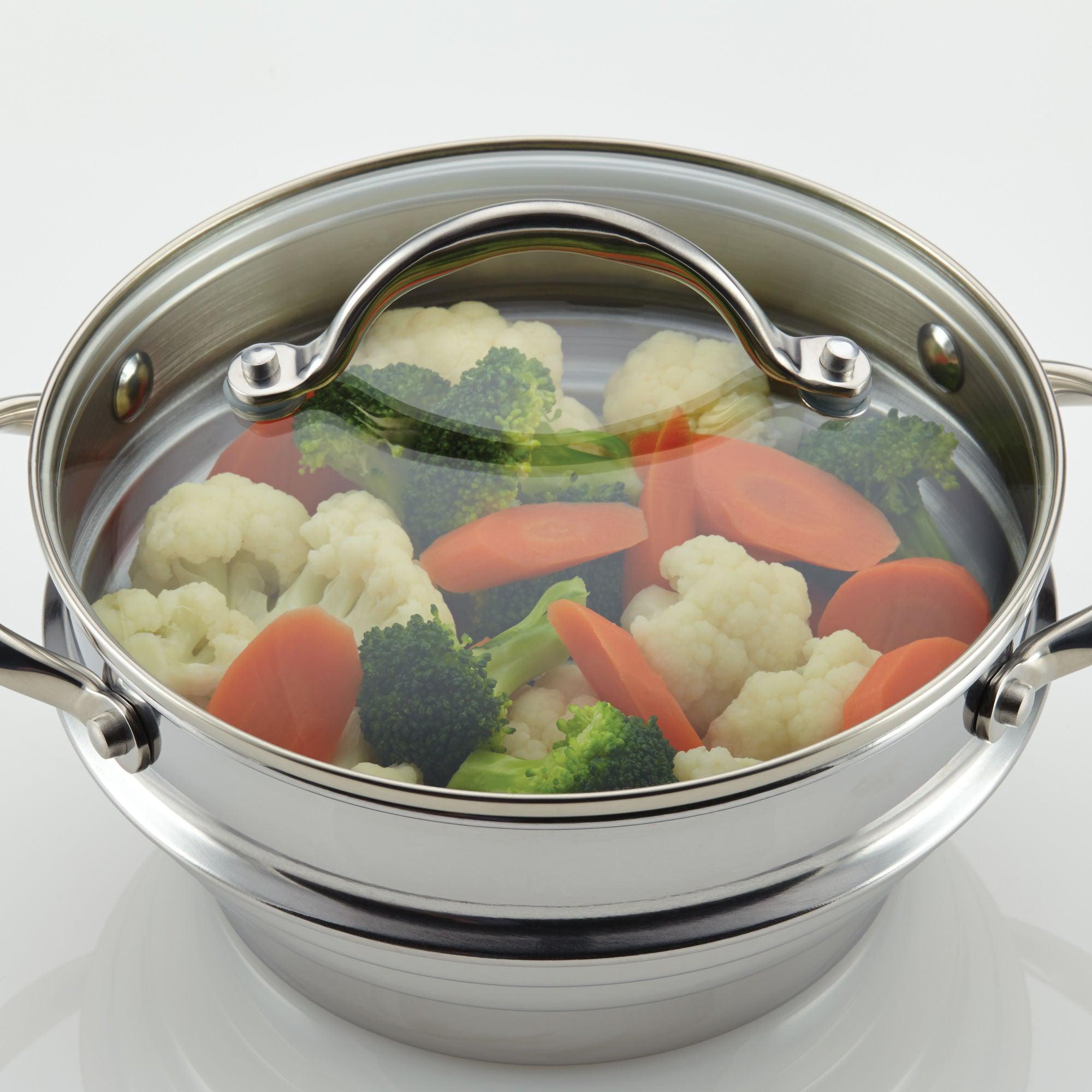 Universal Steamer Insert with Lid PotsandPans