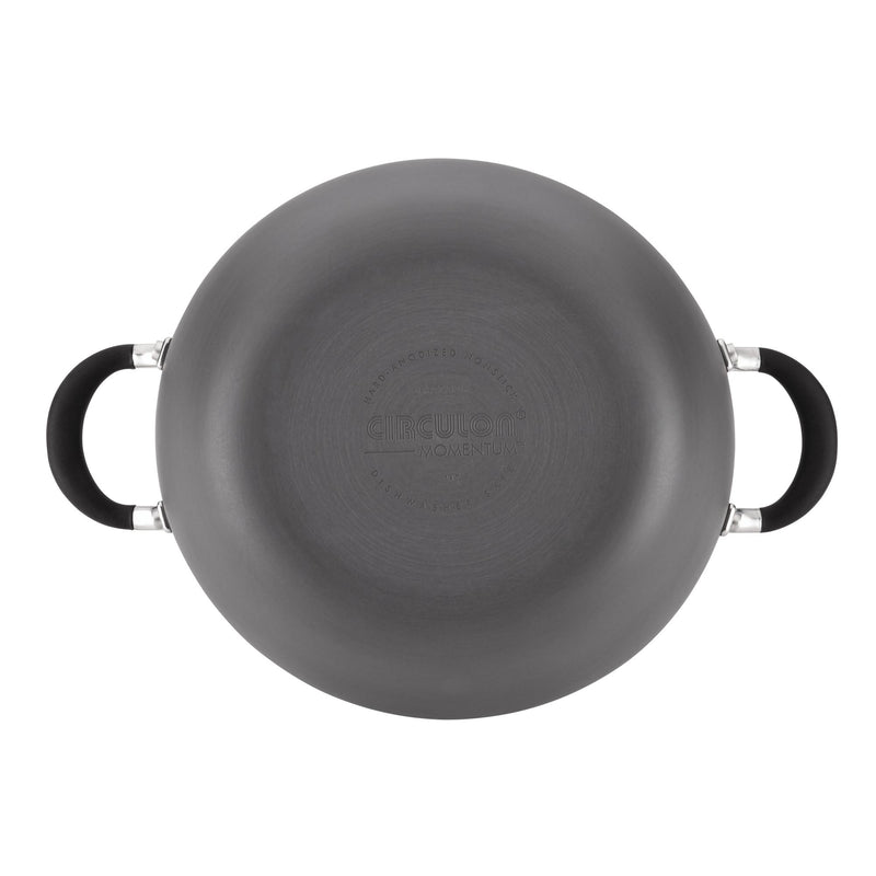 Momentum Hard Anodized 5.5-Quart Straining Casserole