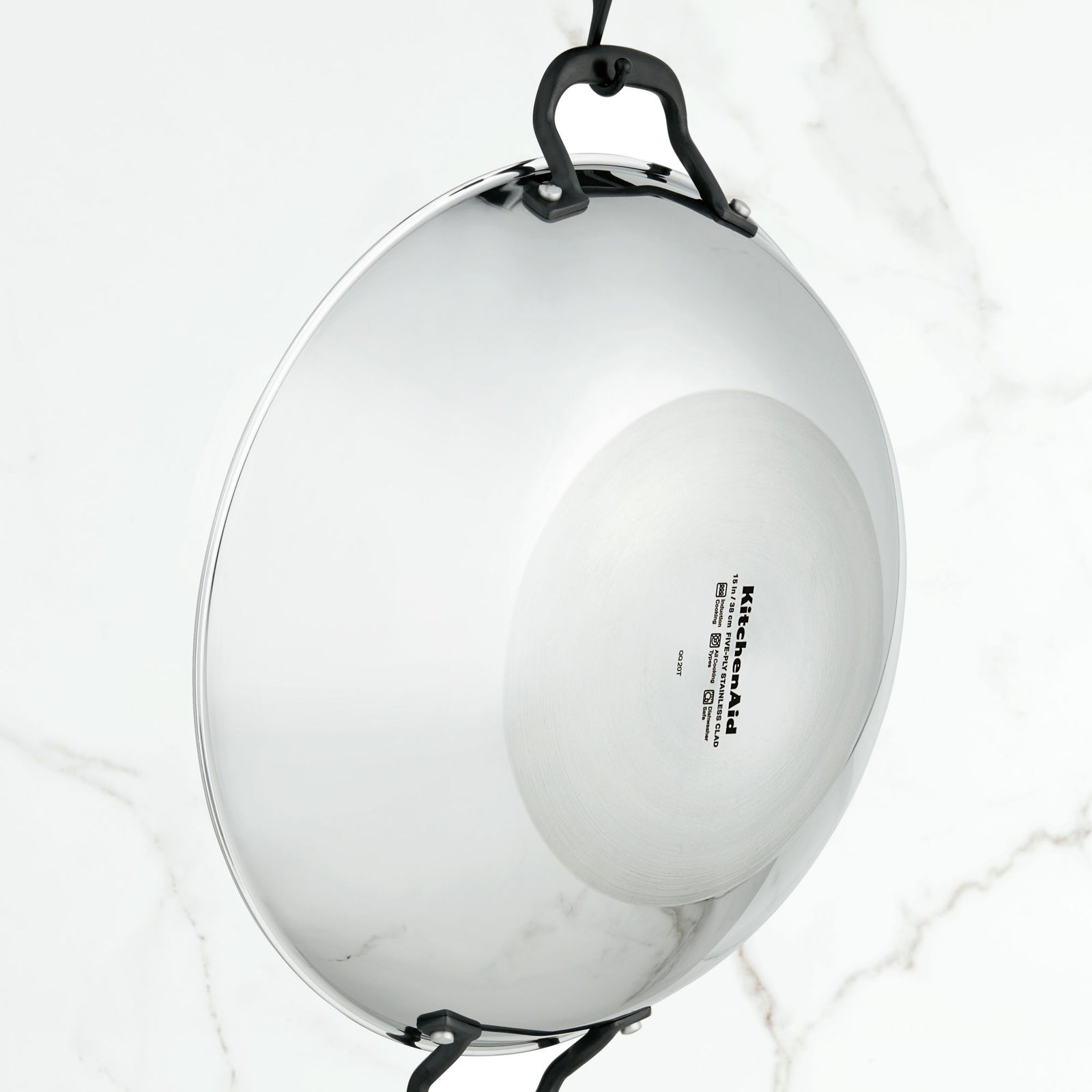 Stainless Steel 5-Ply Clad 15-Inch Wok – PotsandPans