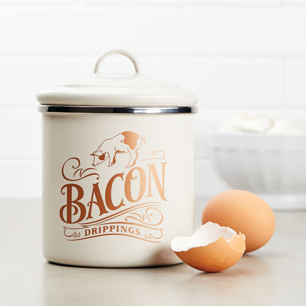 4-Inch by 4-Inch Bacon Grease Can