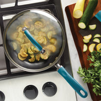 Create Delicious 10.25-Inch Hard Anodized Nonstick Induction Covered Deep Skillet