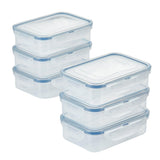 Set of 6: 12-Oz. Rectangular Food Storage Containers